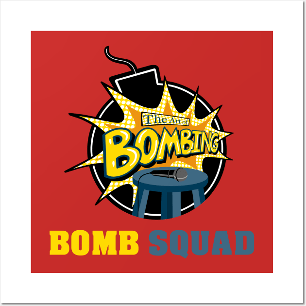 Art of Bombing Comic Logo "Bomb Squad" Wall Art by Blitzed Entertainment